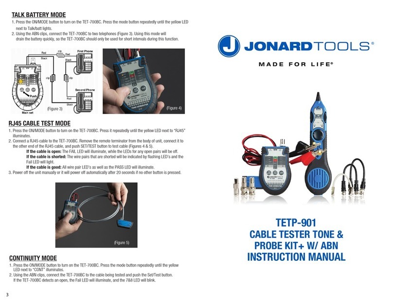 JONARD TOOLS TETP-901 instruction manual