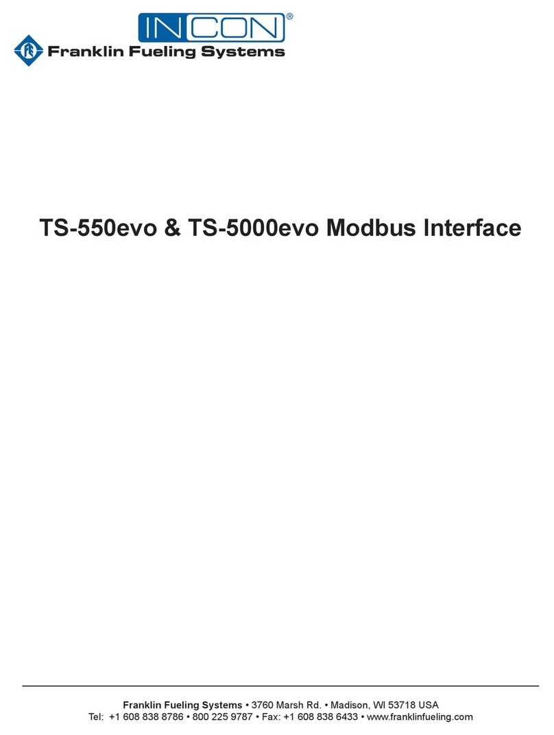 Franklin Fueling Systems INCON TS-550evo manual