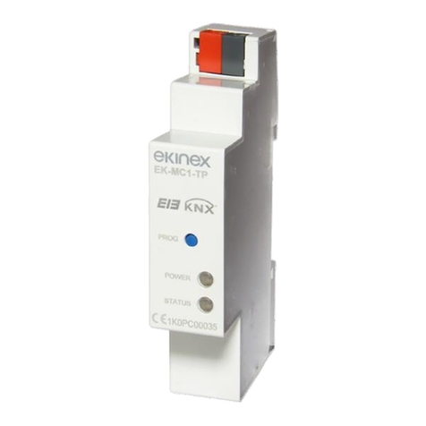 Ekinex EK-MC1-TP user manual Ekinex EK-MC1-TP user manual