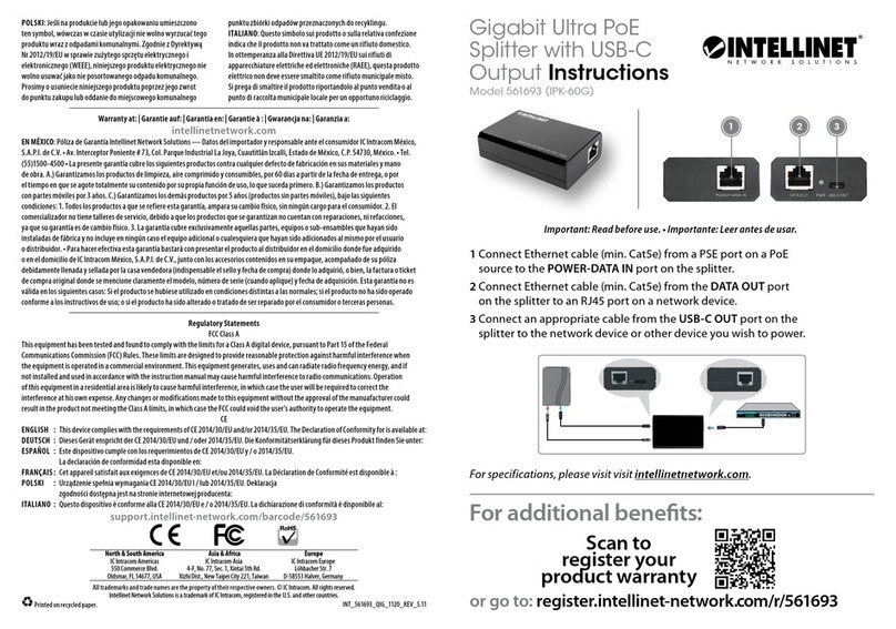 Intellinet 561693 instructions