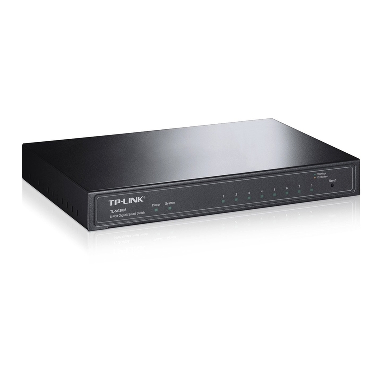TP-Link JetStream TL-SG2008 User manual
