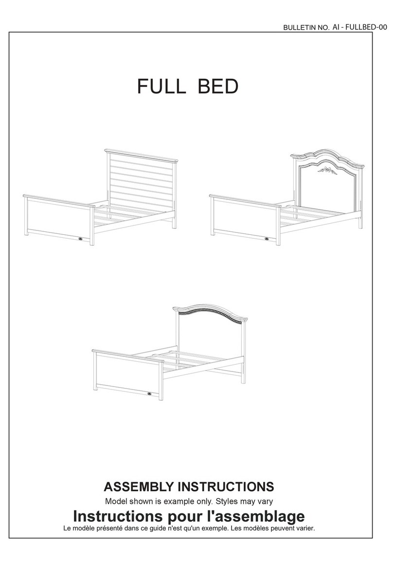 DOM FAMILY FULL BED User manual