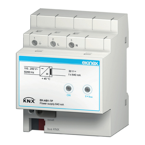 Ekinex KNX EK-AB1-TP quick start guide