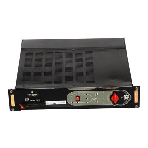 Emerson Liebert NPS Installation and user manual Emerson Liebert NPS Installation and user manual
