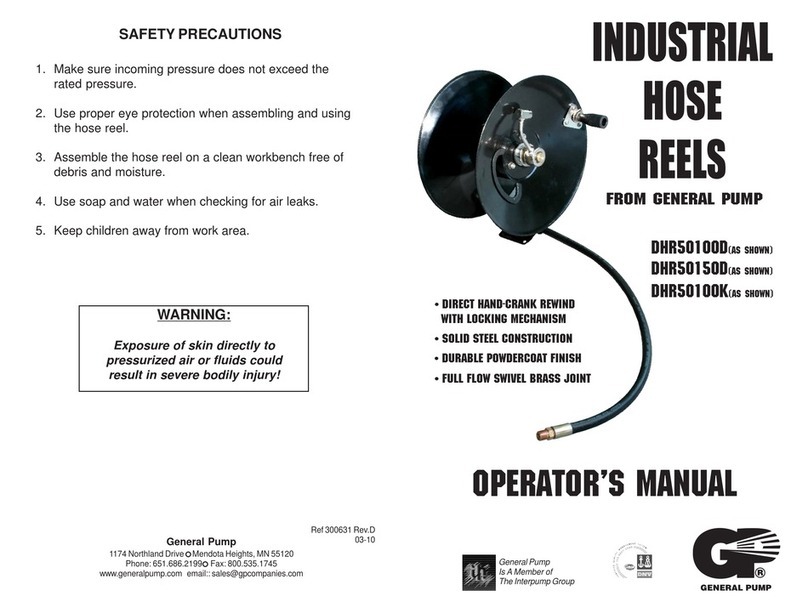Interpump Group General Pump DHR50100D Operator's manual
