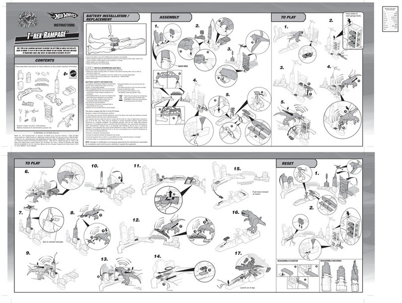 Mattel HotWheels T-REX RAMPAGE N2220 User manual