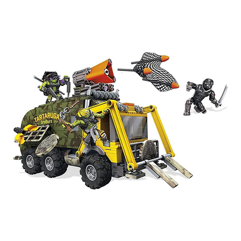 Mega Bloks nickelodeon NINJA TURTLES BATTLE TRUCK manual