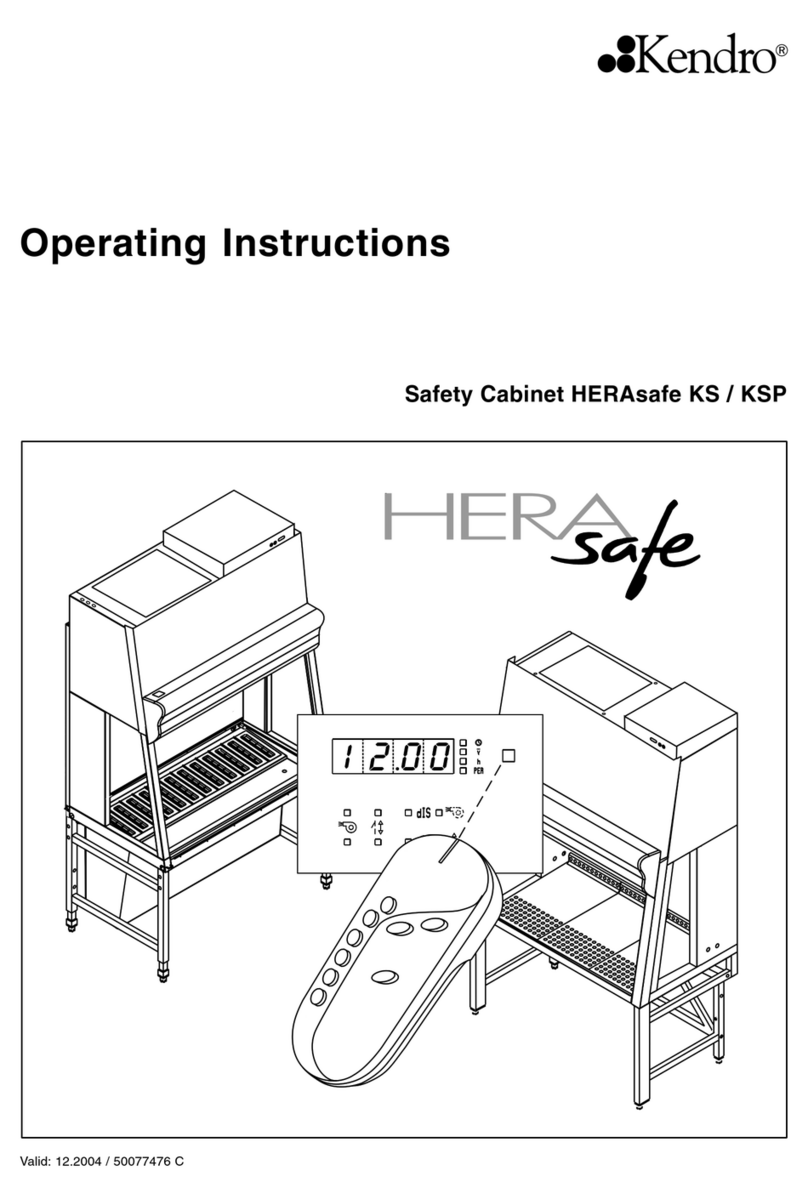 Kendro HERAsafe KS User manual Kendro HERAsafe KS User manual