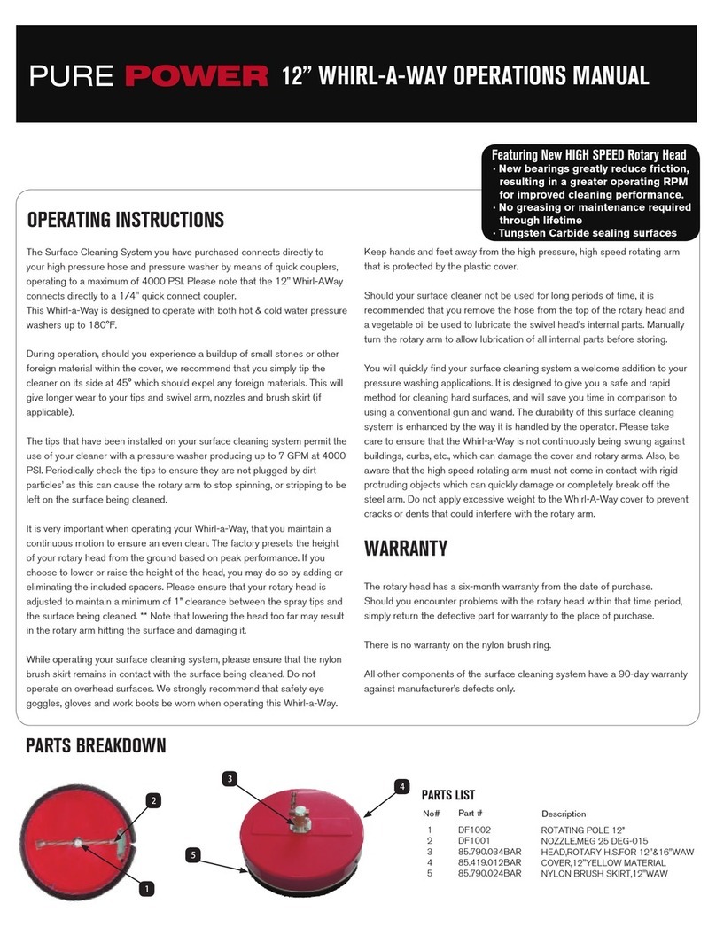 bar Pure Power 12" Whirl-A-Way User manual