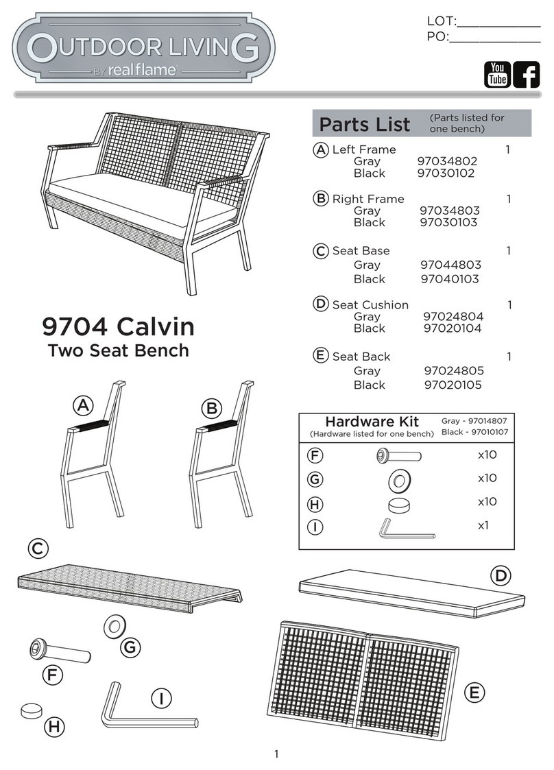 RealFlame OUTDOOR LIVING 9704 Calvin manual RealFlame OUTDOOR LIVING 9704 Calvin manual