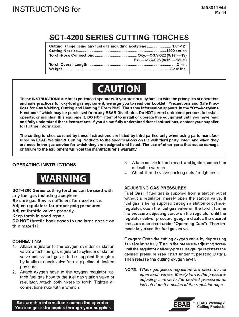 ESAB SCT-4200 Series instructions