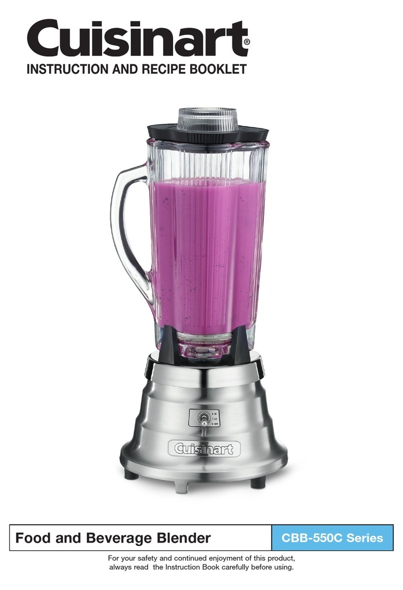 Cuisinart CBB-550C Series Service manual