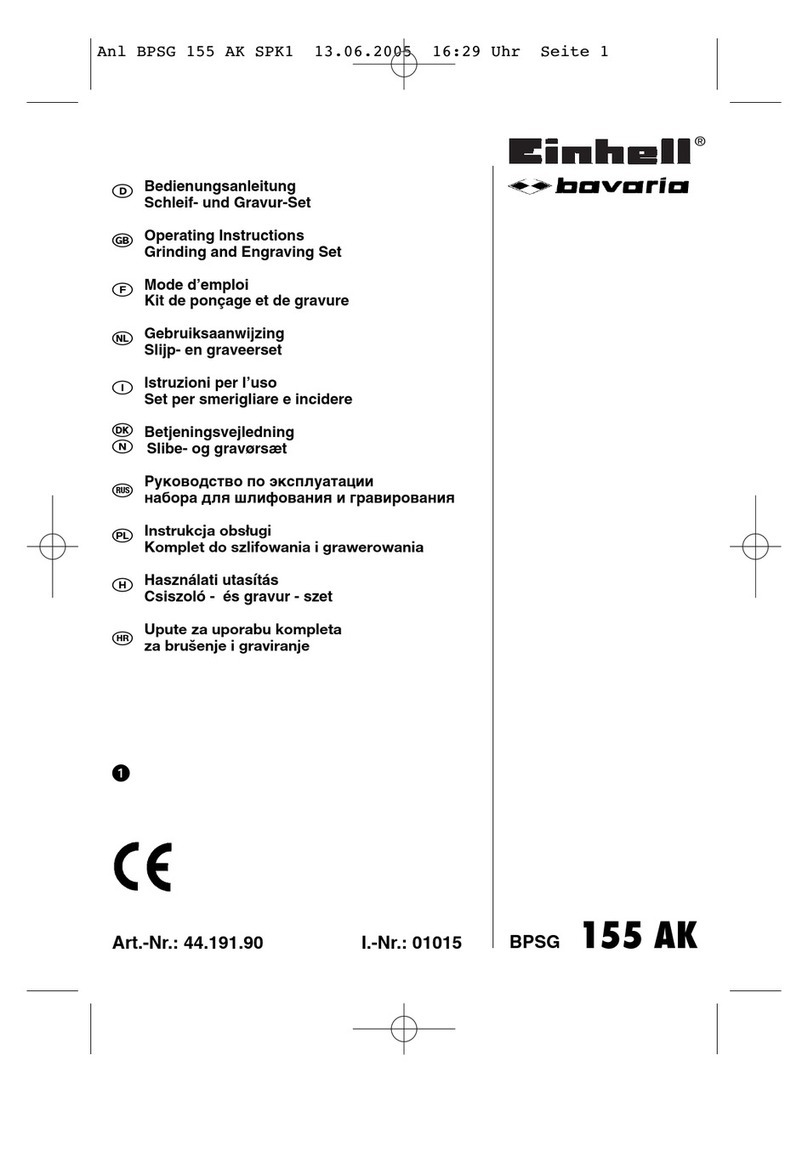 EINHELL Bavaria BPSG 155 AK User manual