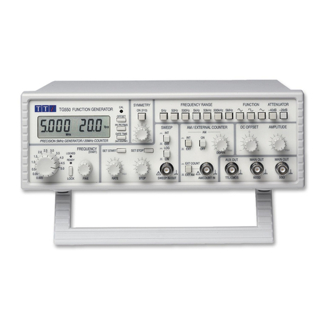 AimTTi TG550 User manual