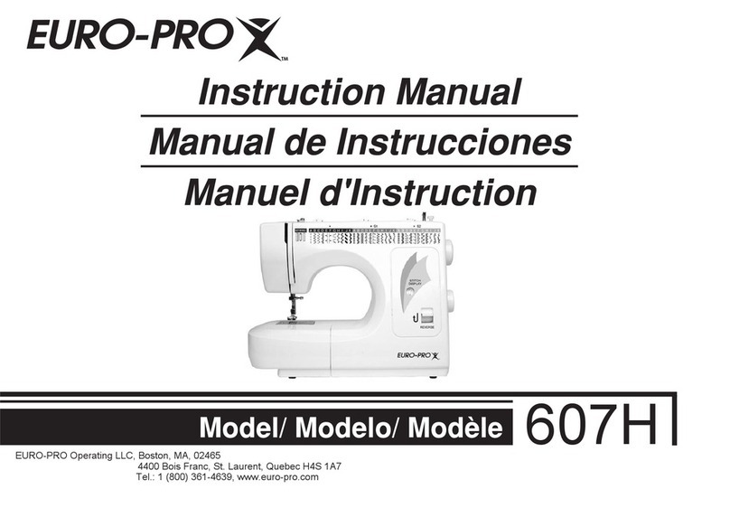 EUROPRO 607H instruction manual