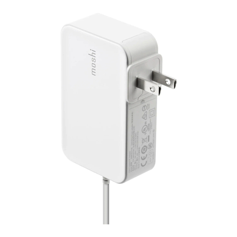 Moshi ProGeo USB-C Laptop Charger quick start guide