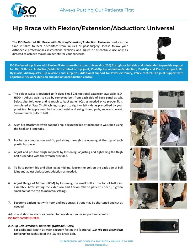 ISO Preferred HI206 User manual