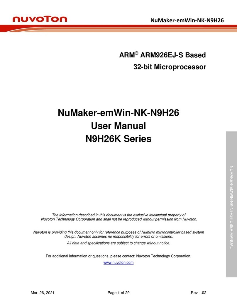 Nuvoton NuMaker N9H26K Series User manual