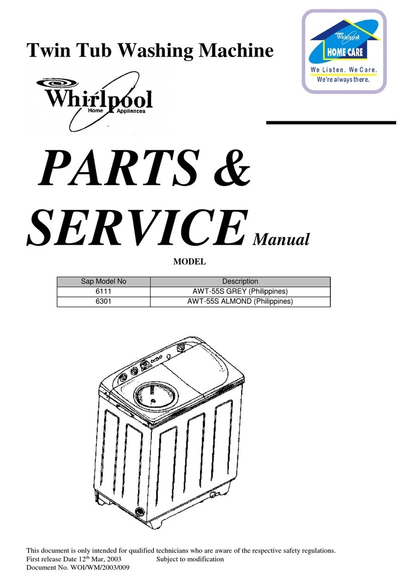 Whirlpool AWT-55S Parts & service manual