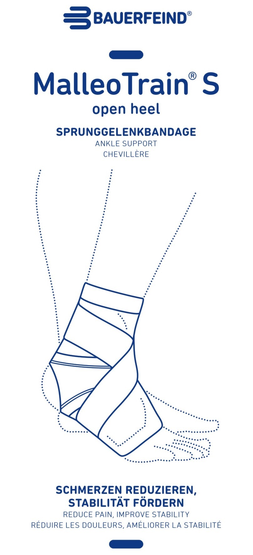 Bauerfeind MalleoTrain S Open Heel manual