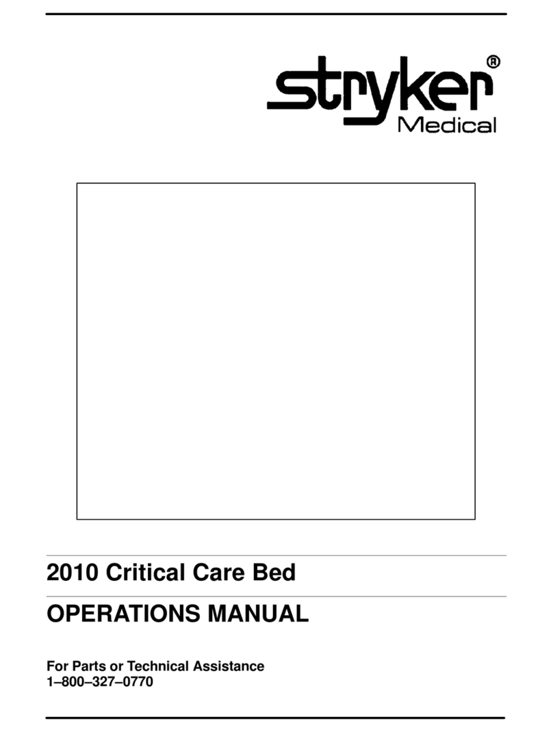 Stryker Medical 2010 Operation manual Stryker Medical 2010 Operation manual