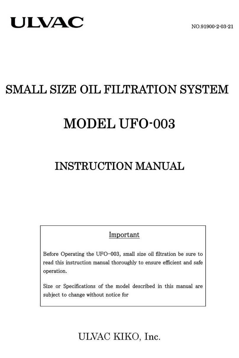 Ulvac UFO-003 instruction manual