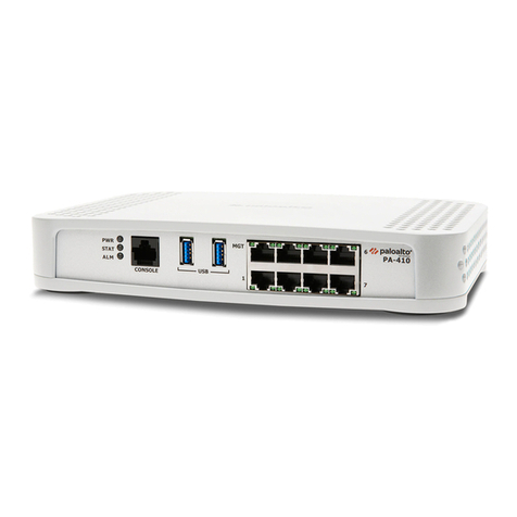 PaloAlto Networks PA-410 User manual PaloAlto Networks PA-410 User manual