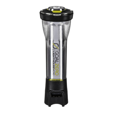 GOAL ZERO LIGHTHOUSE micro CHARGE User manual GOAL ZERO LIGHTHOUSE micro CHARGE User manual