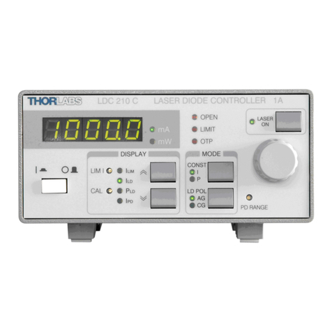 THORLABS LDC200C series quick reference