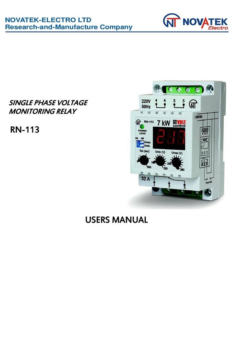 Novatek-electro RN-113 user manual