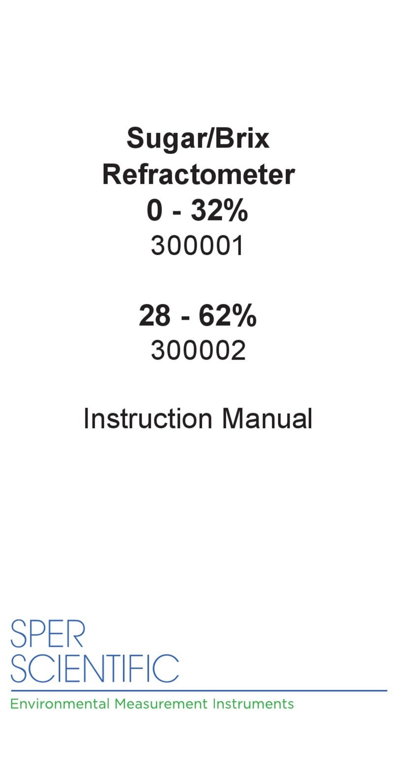 Sper scientific 300001 instruction manual