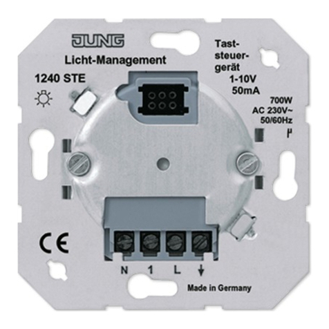 Jung 1240 STE User manual