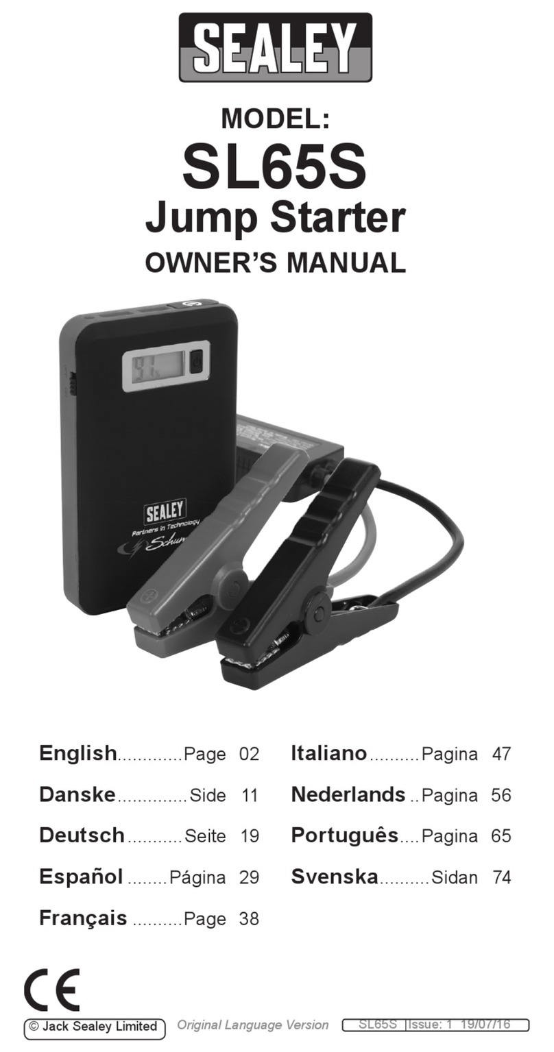 Sealey SL65S owner's manual