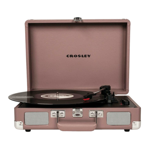 Crosley Cruiser Deluxe CR8005D User manual