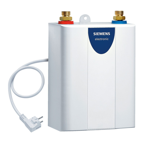 Siemens DE04101M Installation and operating instructions