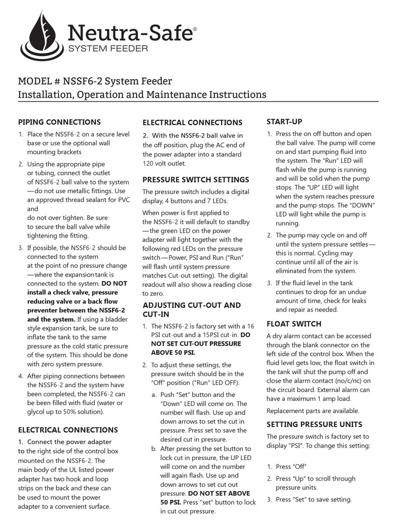 Neutrasafe NSSF6-2 Manual