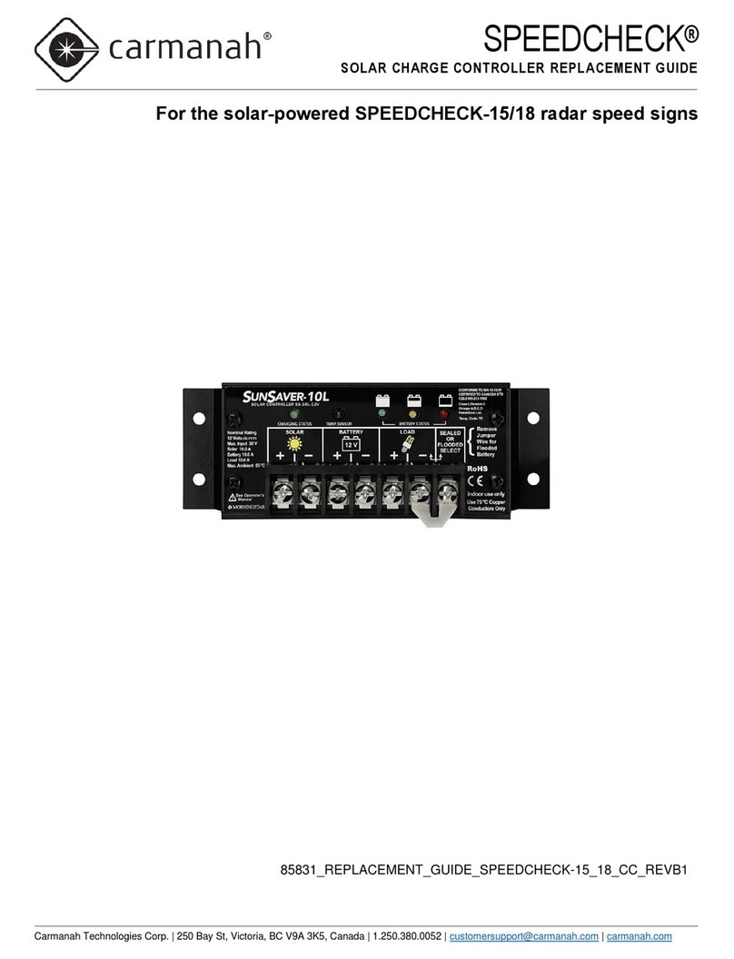 Carmanah SPEEDCHECK Parts list manual