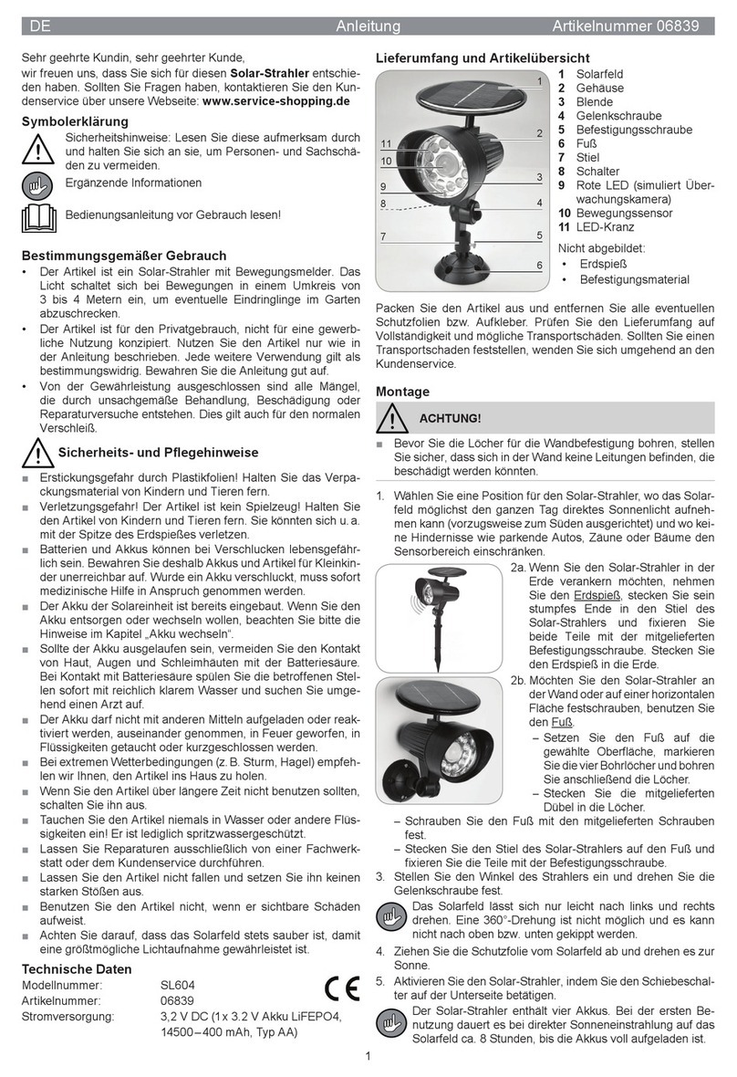 DS Produkte SL604 User manual