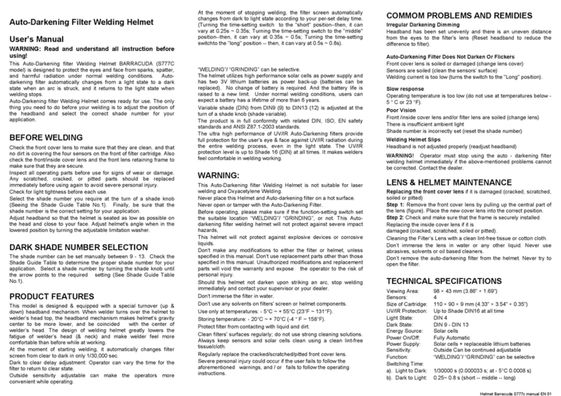 Alfain BARRACUDA S777C user manual