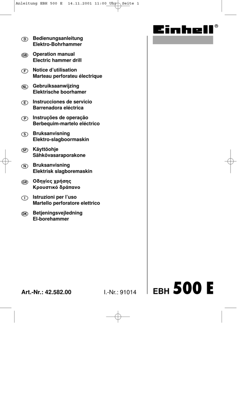 EINHELL EBH 500 E User manual
