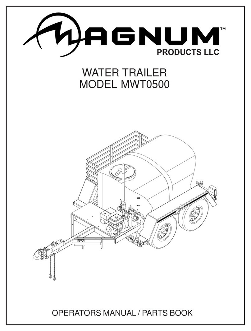 Magnum MWT0500 Operators manual and parts lists