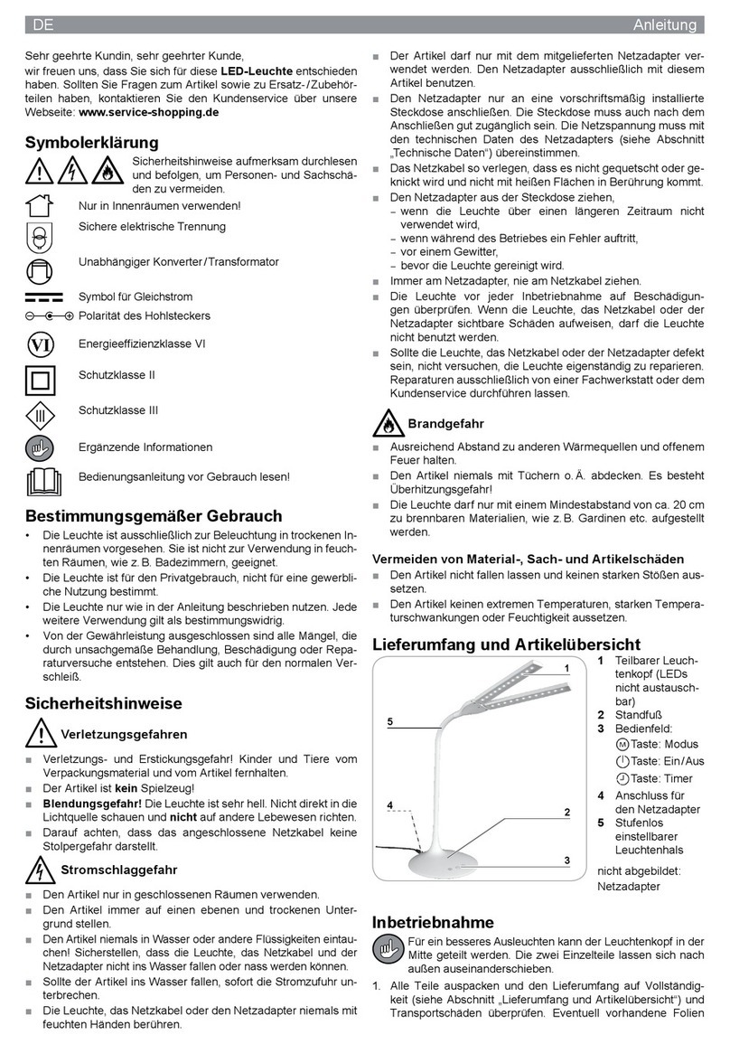 DS Produkte HSD9030B User manual