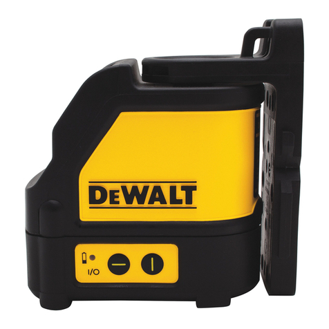 DeWalt LaserChalkLine DW088 User manual