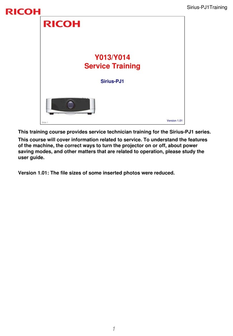 Ricoh Sirius-PJ1 Manual