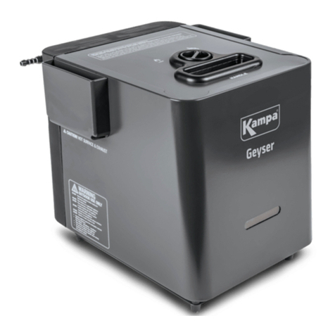 Kampa Geyser Installation and operating manual Kampa Geyser Installation and operating manual
