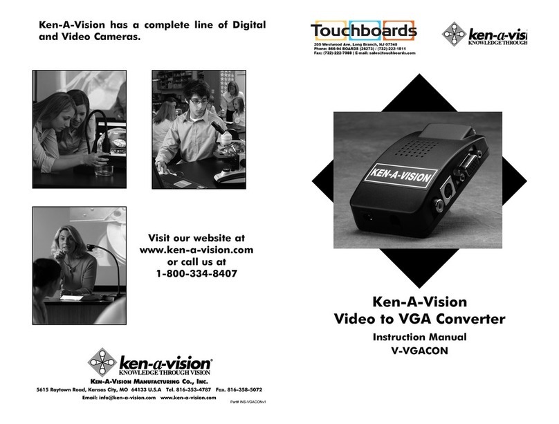 Ken A Vision V-VGACON instruction manual