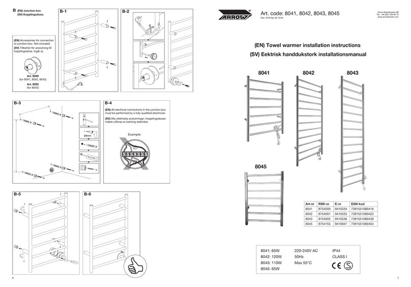 Arrow 8041 installation instructions