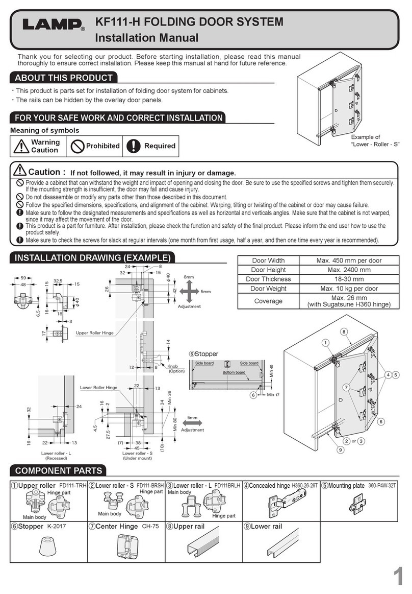 Lamp KF111-H installation manual