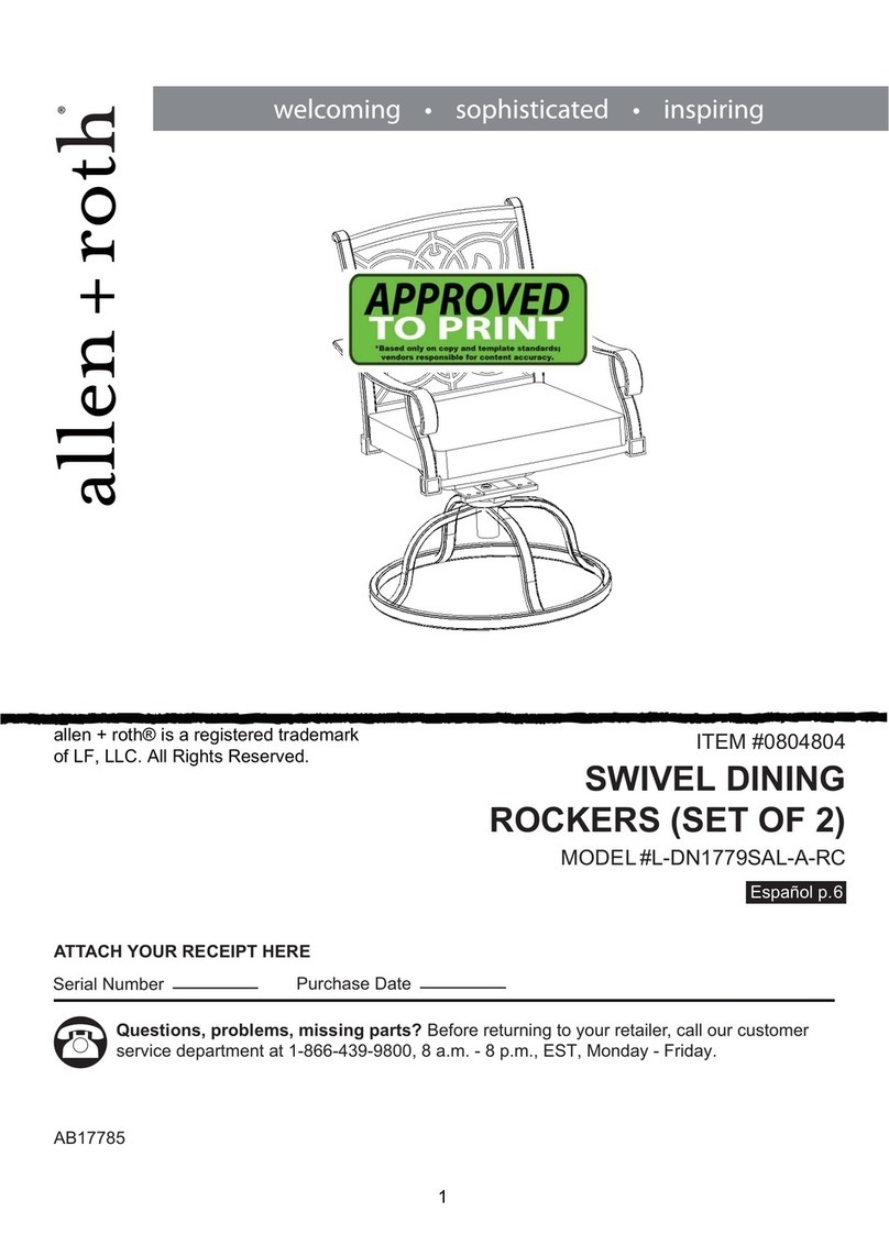 Allen + Roth L-DN1779SAL-A-RC User manual