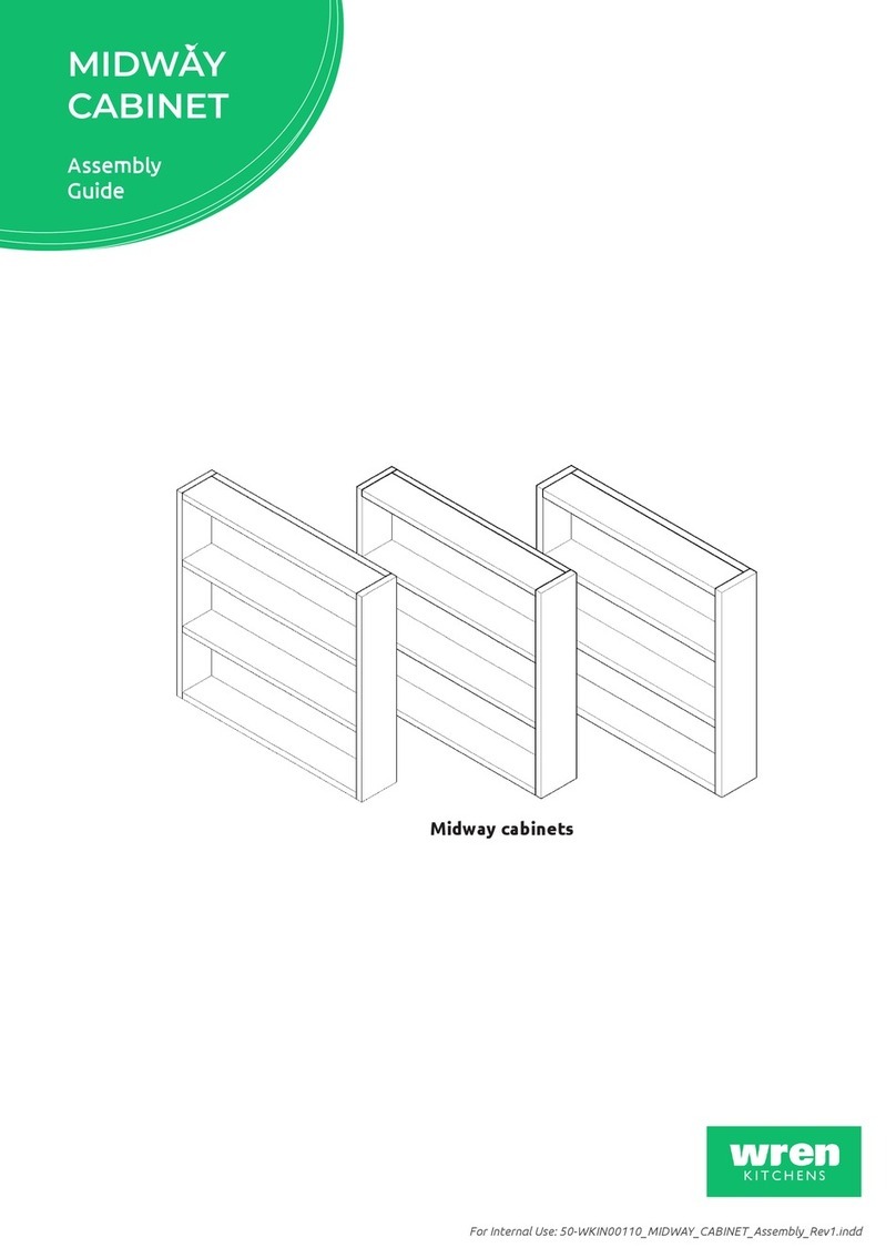 Wren Kitchens MIDWAY CABINET User manual